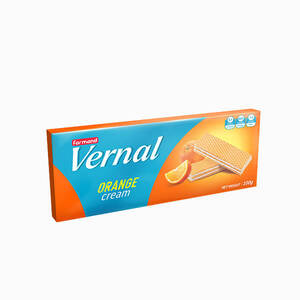 وافل برتقال فيرنال 100 جرام وافل برتقال فيرنال 100 جرام